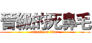 晉級的死鼻毛 (attack on titan)