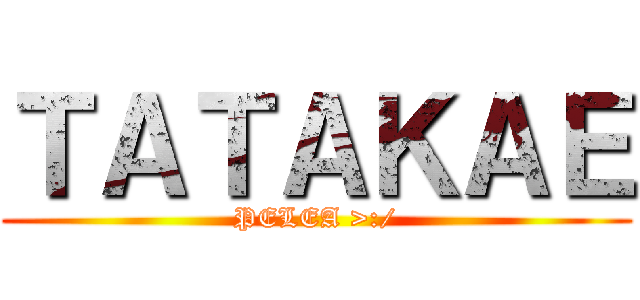 ＴＡＴＡＫＡＥ (PELEA >:/)