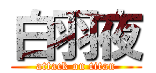 白羽夜 (attack on titan)