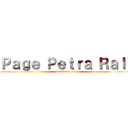 Ｐａｇｅ Ｐｅｔｒａ Ｒａｌｌ (attack on titan)
