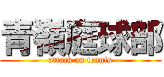 青嶺庭球部 (attack on tennis)