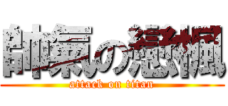 帥氣の戀楓 (attack on titan)