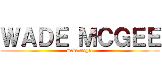 ＷＡＤＥ ＭＣＧＥＥ (wade mcgee)