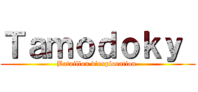 Ｔａｍｏｄｏｋｙ  (Bataillon d’exploration )