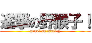進撃の野猴子！ (attack on monkey)