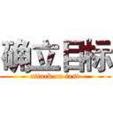 确立目标 (attack on test)