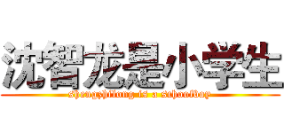 沈智龙是小学生 (shengzhilong is a schoolboy)