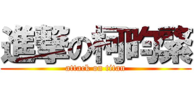 進撃の柯昀綮 (attack on titan)