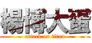 楊博大蛋 (attack on titan)