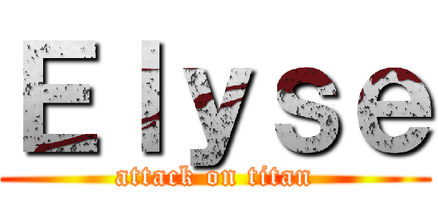 Ｅｌｙｓｅ (attack on titan)