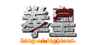 拳皇 (king of fighters)