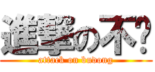 進撃の不动 (attack on budong)