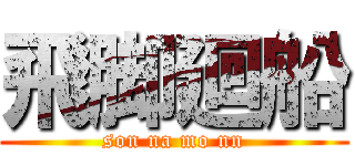 飛脚廻船 (son na mo nn)