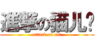 進撃の猫儿爷 (attack on cat)