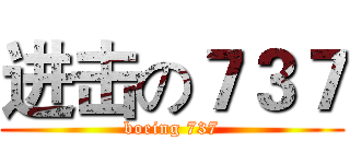 进击の７３７ (boeing 737)