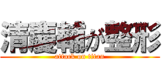 清慶輔が整形 (attack on titan)