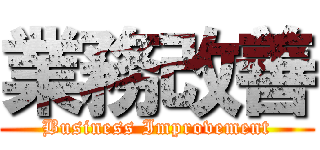 業務改善 (Business Improvement)