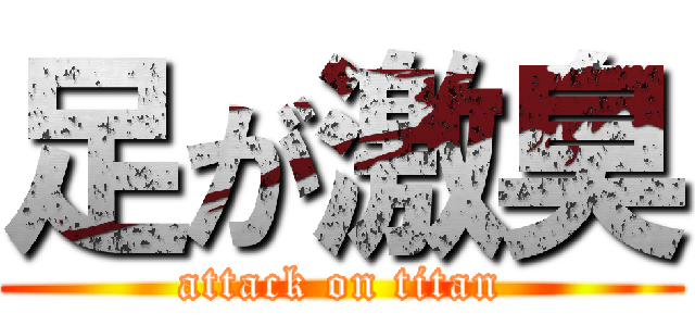 足が激臭 (attack on titan)