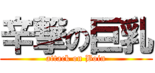 辛撃の巨乳 (attack on Boin)