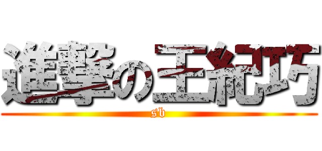進撃の王紀巧 (sb)