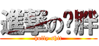 進撃の蓝胖 (holly shit)