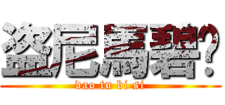 盗尼馬碧啊 (dao tu bi si)