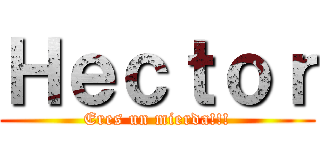 Ｈｅｃｔｏｒ (Eres un mierda!!!)