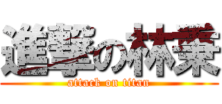 進撃の林秉 (attack on titan)