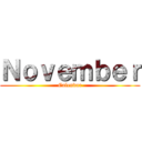 Ｎｏｖｅｍｂｅｒ (Calendar)