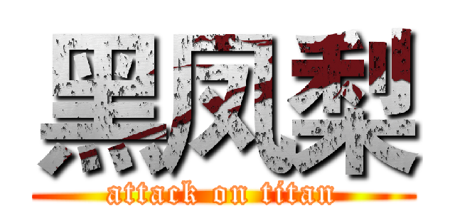 黑凤梨 (attack on titan)