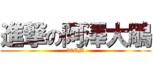進撃の阿澤大鵰 (30CM)