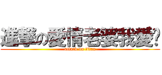 進撃の愛情老婆我愛你 (attack on titan)