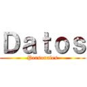 Ｄａｔｏｓ (Personales)