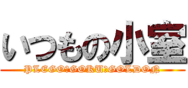 いつもの小室 (PLEGO　GOKU　GOLDON)