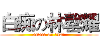 白痴の林罄耀 (attack on titan)