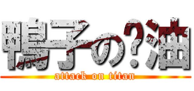 鴨子の醬油 (attack on titan)