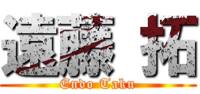 遠藤 拓 (Endo Taku)