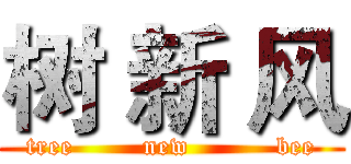 树 新 风 (tree        new          bee)