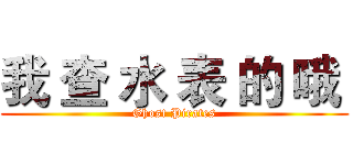我 查 水 表 的 哦  (Ghost Pirates)