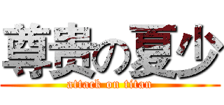 尊贵の夏少 (attack on titan)