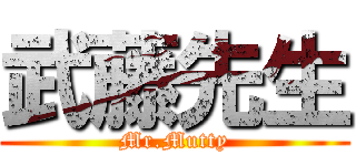 武藤先生 (Mr.Mutty)