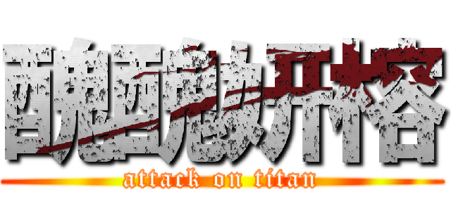 醜醜妍榕 (attack on titan)
