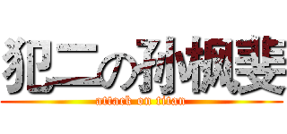 犯二の孙枫斐 (attack on titan)
