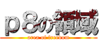 ｐ８の領域 (area of freedom)