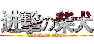 进擊の柴犬 (attack on titan)