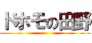 ドホモの田野 ()