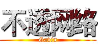 不透网络 (Gavin)