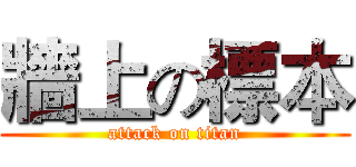 牆上の標本 (attack on titan)