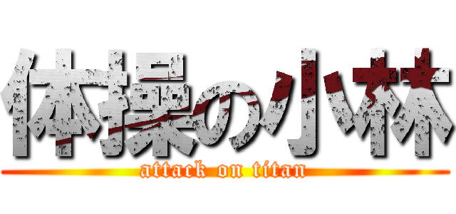 体操の小林 (attack on titan)