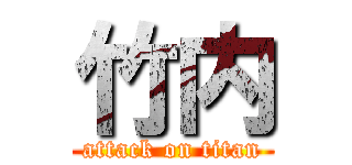 竹内 (attack on titan)